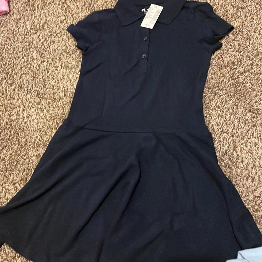Children’s Place 5/6 pique polo uniform dresses NWT. Sold together. - Picture 2 of 3